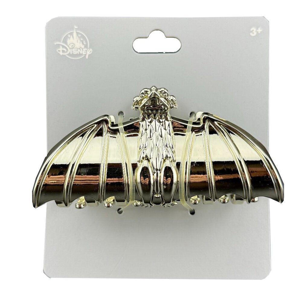Disney Parks Haunted Mansion Silver Bat Hair Claw Clip